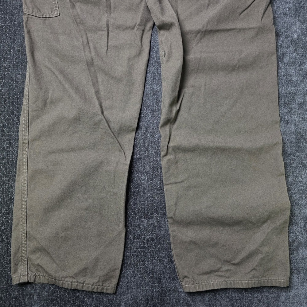Carhartt Pants Mens 34x32 Brown B159 MUS Loose Canvas Carpenter Workwear Grunge - Picture 11 of 11